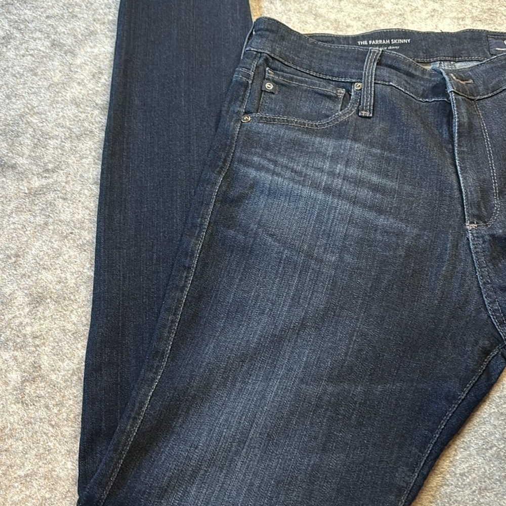 AG  Jeans, The Farrah Skinny-High Rise Skinny. Size 28R. - Picture 8 of 14